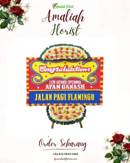 Sewa Papan Bunga Gedung Serbaguna Depok